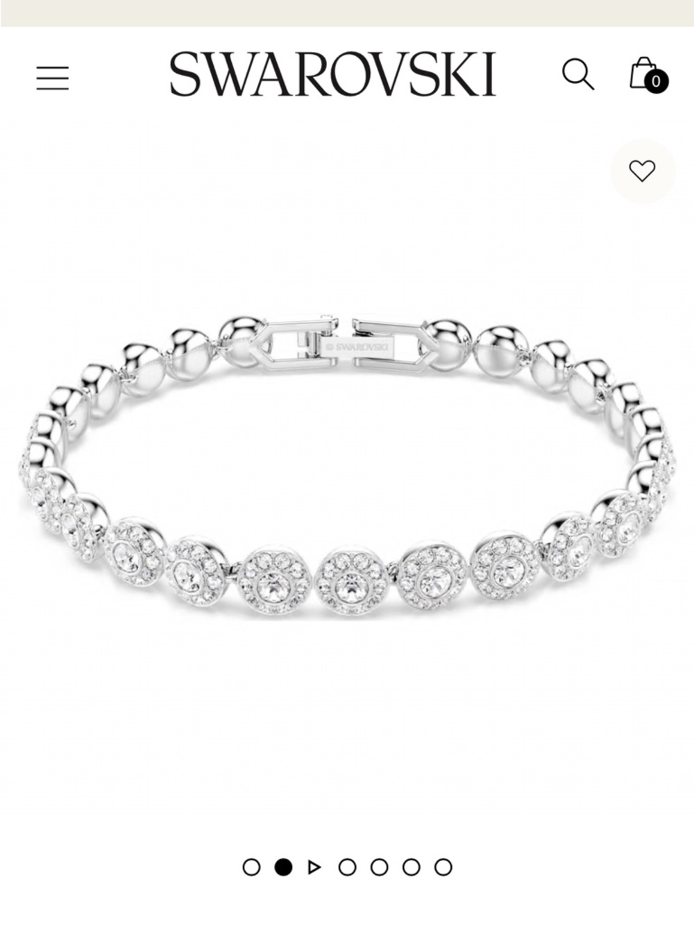Swarovski Crystal Tennis Bracelet